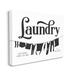 Stupell Industries Clothesline Laundry Room Vintage Advertisement by Lettered & Lined - Floater Frame Print Canvas in Gray | Wayfair