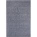 Blue 72 x 72 x 0.75 in Indoor Area Rug - Chandra Rugs Crossloop Handmade Shag Wool Area Rug Wool | 72 H x 72 W x 0.75 D in | Wayfair CLBLUE-69