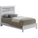 Glory Furniture Burlington Storage Standard Bed Wood & Upholstered/ in White | 48 H x 43 W x 81 D in | Wayfair G2490B-TB2