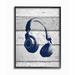 Trule Faulk Headphones Print on Planks Wall Décor Wood in Brown | 14 H x 11 W x 1.5 D in | Wayfair F715892E72BC47CB9F2390DEA1A47716