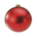 The Holiday Aisle® Matte Ball Ornament Plastic in Red | 9.8 H x 9.8 W x 9.8 D in | Wayfair 2F02ED7D638245A98590E4736673C125