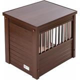 Archie & Oscar™ Allenhurst Ecoflex Dog Crate & End Table in Brown | 25.2 H x 21.1 W x 29.5 D in | Wayfair C378740EE4664C9CA477ADC8D16AB33B