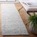 Gray/White 72 x 0.31 in Indoor Area Rug - Beachcrest Home™ Almus Geometric Handmade Hand-Loomed Grey/Ivory Area Rug Cotton/Wool | Wayfair