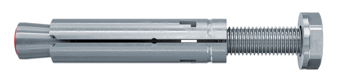 Cheville à douille acier électro-zingué pour fixations lourdes TA M6 S avec vis boîte de 50 FISCHER 90249