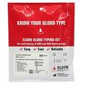 5 x Blood Type Test Kit - Group A, B, O and RhD Testing - Home EldonCard Tests