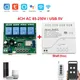 Smart Tuya Switch Module 4 canaux avec relais RF433 7-32V 85-250V bricolage avec Alexa Google Home