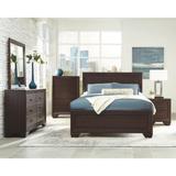 Oatfield Dark Cocoa 2-piece Panel Bedroom Set with Chest