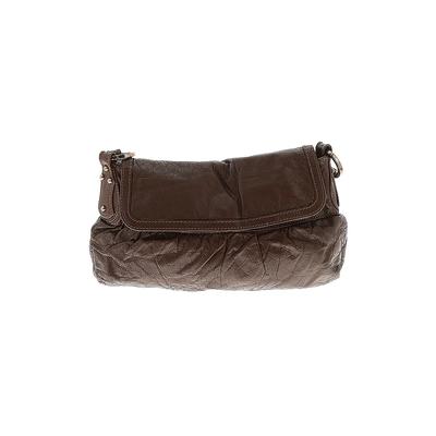 Fendi Leather Shoulder Bag: Brown Solid Bags
