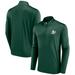 Men's Fanatics Branded Green Oakland Athletics Underdog Mindset Quarter-Zip Jacket