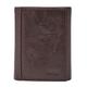 Fossil Wallet for Men Neel, Leather Trifold brown 8.255 cm L x 1.905 cm W x 10.16 cm H ML3869200