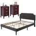 Trent Austin Design® Miramontes Bedroom Set Upholstered/Metal in Red/Brown | Full | Wayfair 57B7A0140F0A44638E47B43467EDE4E4