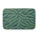 e by design Animal Stripe Pet Feeding Placemat in Green | 0.5 H x 24 W x 17 D in | Wayfair PMRGN721BL38GR4-S