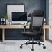 Inbox Zero Dreion Ergonomic Mesh Task Chair Plastic/Acrylic/Upholstered/Mesh in Black | 47.6 H x 28.3 W x 28.3 D in | Wayfair