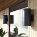 Ivy Bronx Glossop 2-Light Outdoor Armed Sconce Metal in Black | 15 H x 5.75 W x 8.5 D in | Wayfair 192E56A94ED14A21AE78885CB8FB39F6