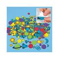 500 Fabulous Foam Self-Adhesive Space Shapes Craft Supplies Regular Foam Shapes 500 Pieces Assorted
