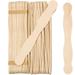 Wooden 8 Fan Handles Wedding Programs or Paint Mixing Pack 100 Jumbo Craft Popsicle Sticks for Auction Bid Paddles Wooden Wavy Flat Stems for any DIY Crafting Supplies Kit by Woodpeckers