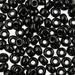 Czech Glass Seed Beads 2/0 Black Bead for Jewelry Making Crafts 24g Vial