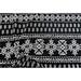 10 Yard Lot Printed Liverpool Textured Fabric 4 Way Stretch Black Ivory Aztec H602