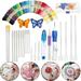 Magic Embroidery Pen Punch Needle Embroidery Patterns Punch Needle Kit Craft Tool Embroidery Pen Set Threads for Sewing Knitting DIY Threaders