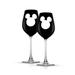 Disney Luxury Mickey Mouse Stemmed White Wine Glass - 16 oz - Set of 2 - 16 oz