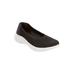 Women's CV Sport Laney Slip On Sneaker by Comfortview in Black (Size 9 1/2 M)