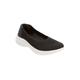 Women's CV Sport Laney Slip On Sneaker by Comfortview in Black (Size 9 1/2 M)