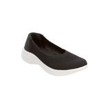 Women's CV Sport Laney Slip On Sneaker by Comfortview in Black (Size 8 M)