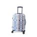 iFLY Hardside Luggage Fibertech 20" Carry-On Luggage, Python
