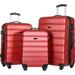 Hommoo Lightweight Expandable Luggage with Spinner Wheels, TSA Lock, 3-Piece Set (20" /24" /28")