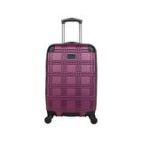 Ben Sherman Nottingham ABS Plastic Carry-On Luggage, Raspberry (180352R)