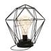 Iron Geometric Shape Table Lamp Nordic Style Home/ Office Decor Pretty Ornament