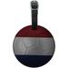 The Netherlands Flag Soccer Ball Futbol Football Round Leather Luggage ID Tag