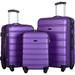 3Pcs Luggage Set Hardside Spinner Suitcase Portable Luggage Case with TSA Lock