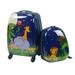 2 Pcs 12" and 16" Kids Carry on Suitcase Rolling Backpack School Luggage Set