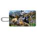 Olympic National Park Washington WA Animals Cougar Bear Elk Beaver Luggage Card Suitcase Carry-On ID Tag