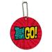 Teen Titans Go! Logo Round Wood Luggage Card Suitcase Carry-On ID Tag