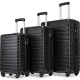 Dodocool Hardshell Luggage Sets 3 Pcs Spinner Suitcase with TSA Lock Lightweight 20â€�24â€�28â€�