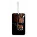 Chestnut Horse Design Double Sided Luggage Identifier Bag Tag with Loop