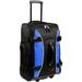 Athalon Luggage 21 Inch Hybrid Travelers Bag (Sea Blue/Black)