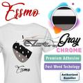 ESSMO Gray Chrome Heat Transfer Vinyl HTV Sheet T-Shirt 20 Wide Iron On Heat Press 20 x600