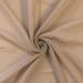Solid Chiffon Fabric Polyester Dress Sheer 58 Wide By the Yard All Colors (Sand)