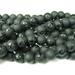 6mm 15.5 Inches Black Matte Tibetan Style Anchor Beads For Jewelry Making