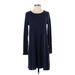 Gap Casual Dress - Shift: Blue Print Dresses - Women's Size Small