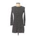 Old Navy Casual Dress - A-Line: Black Color Block Dresses - Women's Size X-Small