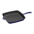 Staub Cast Iron Square Grill Pan Enameled Cast Iron/Cast Iron in Gray | 1.85 H in | Wayfair 12123091