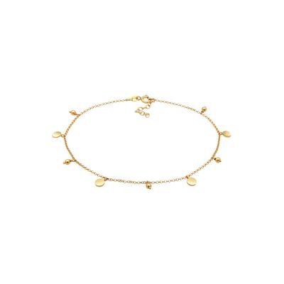 Elli Plättchen Kugel Boho Style 925 Silber goldfarben Damen Image