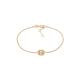 Elli PREMIUM - Blume des Lebens Lebensblume 585er Gelbgold Armbänder & Armreife Damen