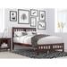 Three Posts™ Teen Jordon Solid Wood Bed Wood in Brown | 41.375 H x 53.5 W x 76 D in | Wayfair 7DA5A9D6BE1941DE83C4B2FDFE947009