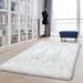 White 120 x 79 x 2.39 in Living Room Area Rug - White 120 x 79 x 2.39 in Area Rug - Everly Quinn Faux Sheepskin Area Rug, Sheepskin Rug, Rug For Living Room Sheepskin/ | Wayfair