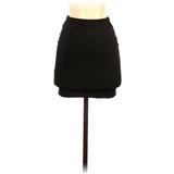 Shein Casual Skirt: Black Solid Bottoms - Women's Size X-Small